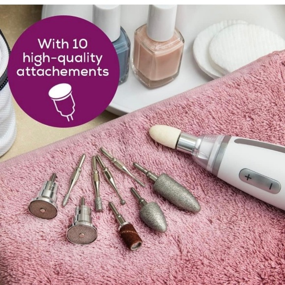 *SOLD* Professional Electric 24 piece Nail Drill Set for Pedicure & Manicure - Picture 2 of 6